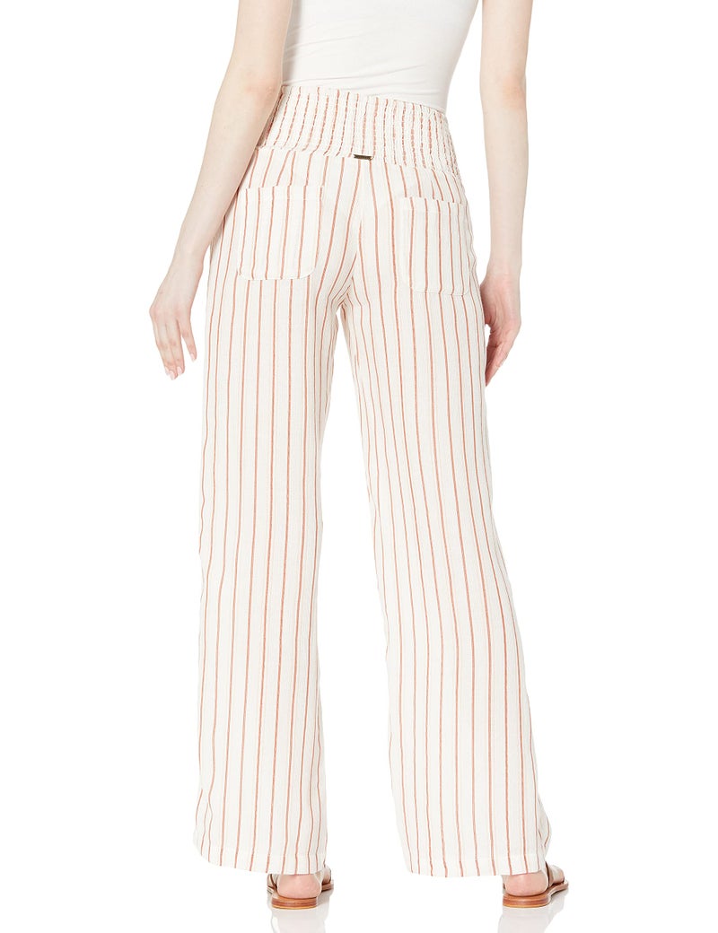 Billabong womens New Waves Stripe Casual Pants, Salt Crystal, Small US - Image 2